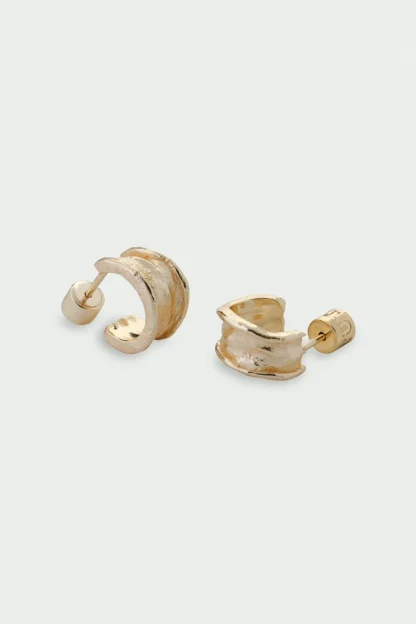 Tutti & Co Driftline Earrings Gold - Image 6