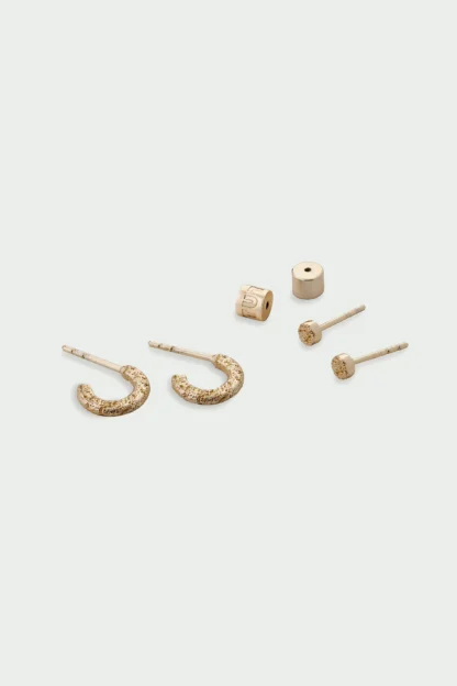 Tutti & Co Quest Earring Set Gold - Image 3