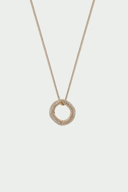 Tutti & Co River Necklace Gold