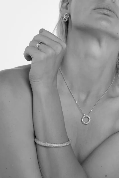 Tutti & Co River Necklace Silver - Image 4