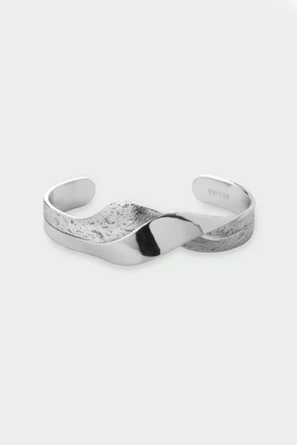 Tutti at Gifted Boston Spa - Bangle Silver - Wave