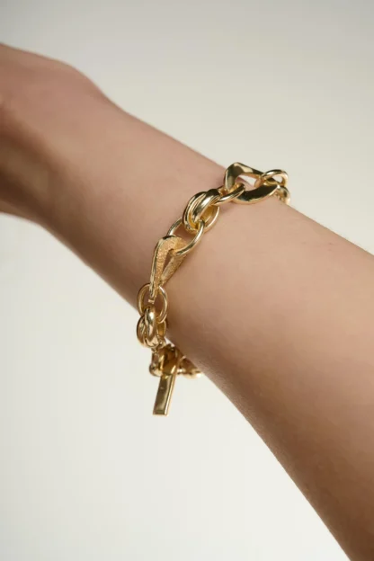 Tutti at Gifted Boston Spa - Chain Bracelet Gold - Wave