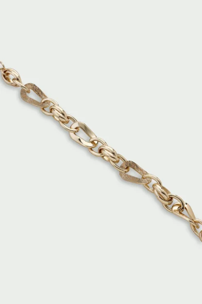 Tutti & Co Wave Chain Bracelet Gold - Image 4