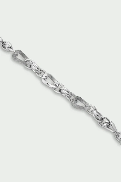 Tutti & Co Wave Chain Bracelet Silver - Image 2