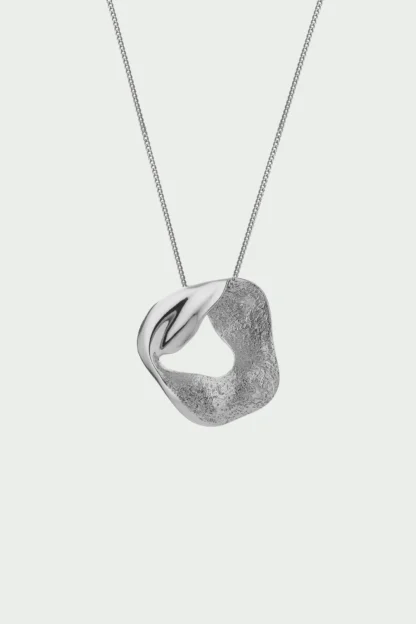 Tutti & Co Wave Necklace Silver - Image 4