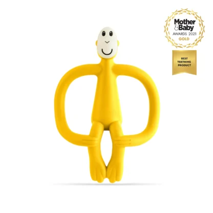 Matchstick Monkey Original Teether Toy Yellow