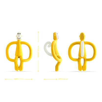 Matchstick Monkey Original Teether Toy Yellow - Image 4