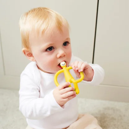 Matchstick Monkey Original Teether Toy Yellow - Image 7