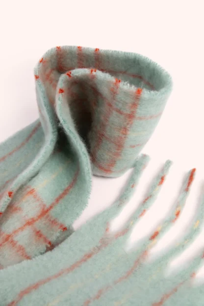 Powder Angelica Cosy Scarf Ice and Tangerine - Image 4