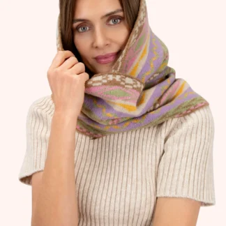 Powder at Gifted Boston Spa - Kayla Fair Isle Snood Pastel
