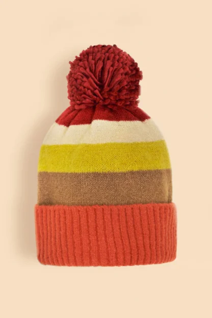 Powder Lilia Bobble Hat Sunset Mix