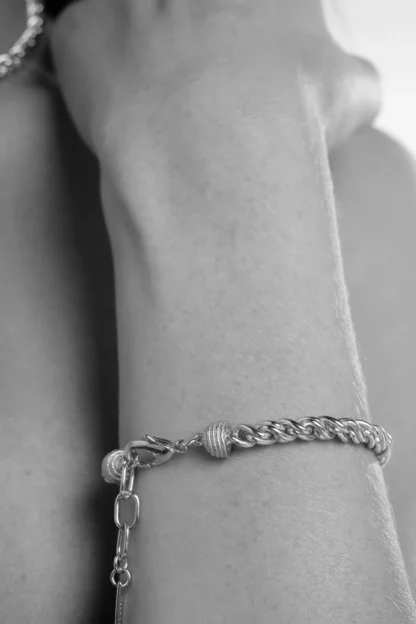 Tutti & Co Tide Bracelet Silver - Image 3