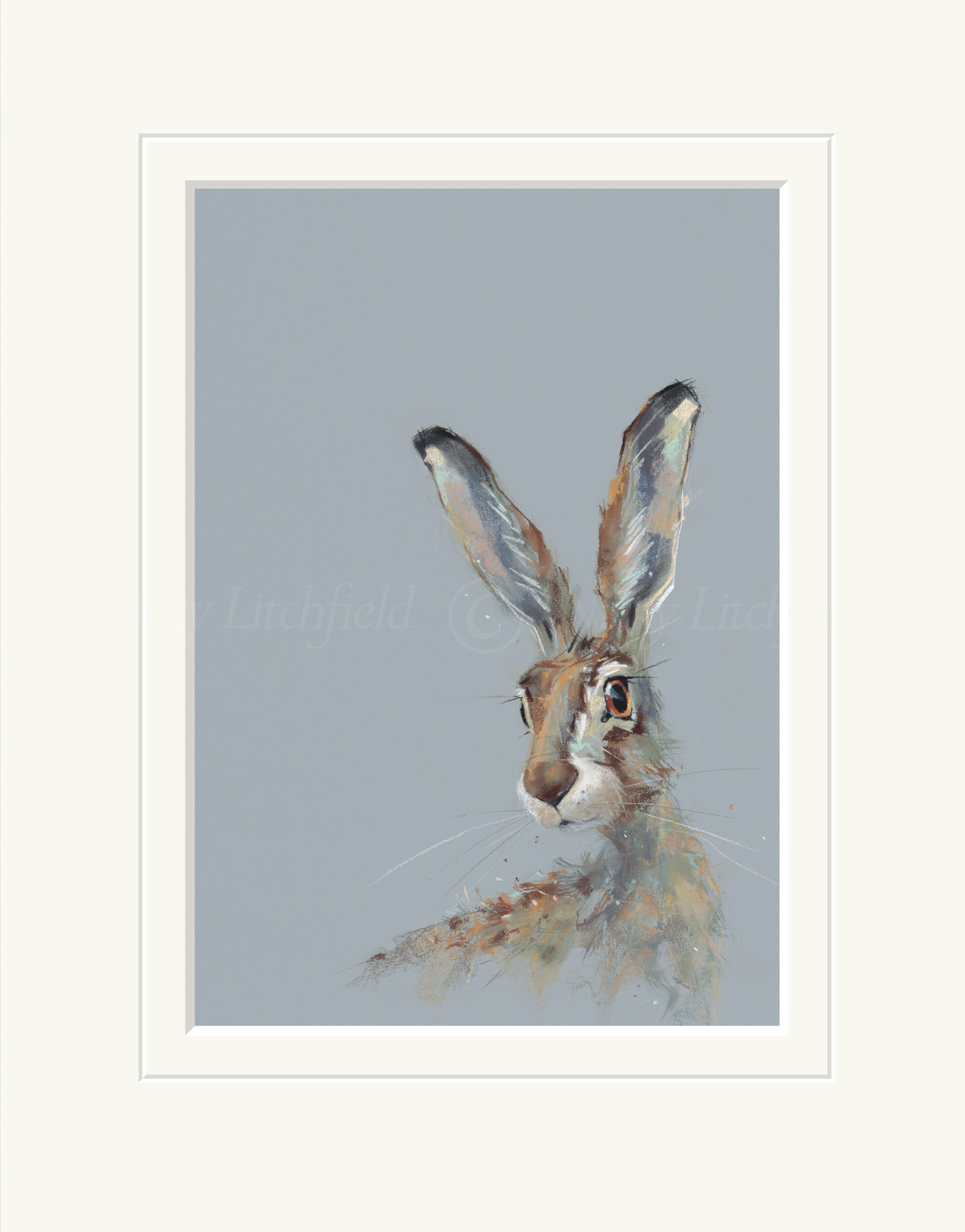 Nicky Litchfield BRIGHT EYED Mounted Print
