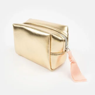 Caroline Gardner at Gifted Boston Spa - Gold Mini Cosmetic Bag