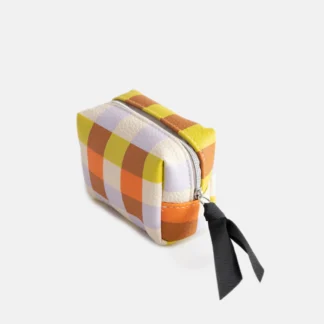 Caroline Gardner at Gifted Boston Spa - Multi Check Mini Cosmetic Bag