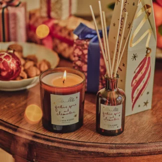 Plum and Ashby Festive Spice and Clementine Candle