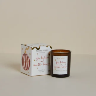Plum and Ashby Fir Balsam and Winter Berries Votive Candle