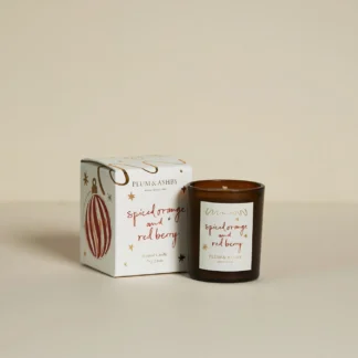 Plum and Ashby Spiced Orange and Red Berry Votive Candle