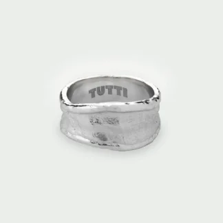 Tutti & Co Driftline Ring Silver