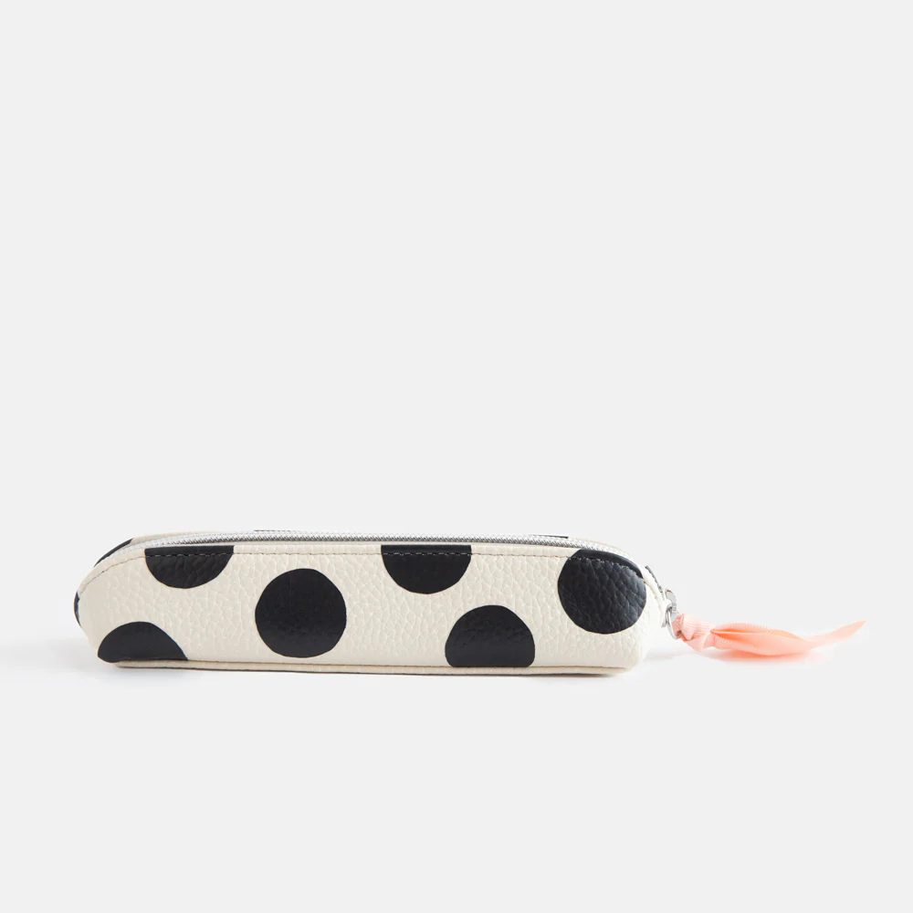 Caroline Gardner Mono Spots Pencil Case