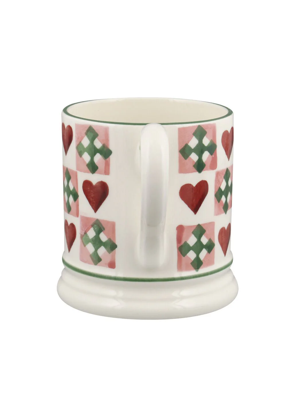 Emma Bridgewater Pink Quilts 1/2 Pint Mug - Image 4