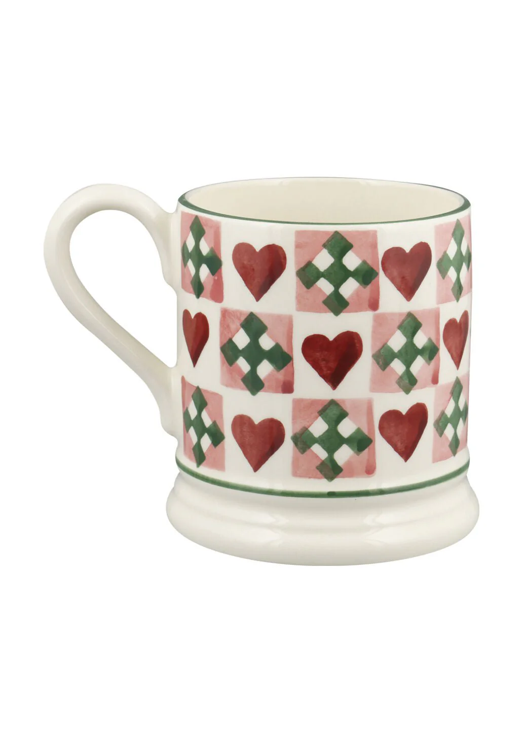 Emma Bridgewater Pink Quilts 1/2 Pint Mug - Image 5