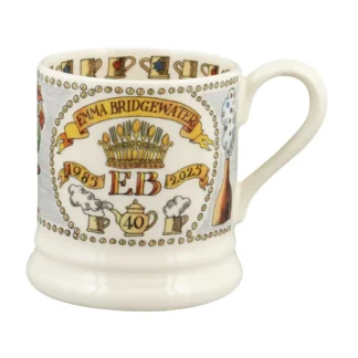 Emma Bridgewater 40 Years 1985-2025 1/2 Pint Mug
