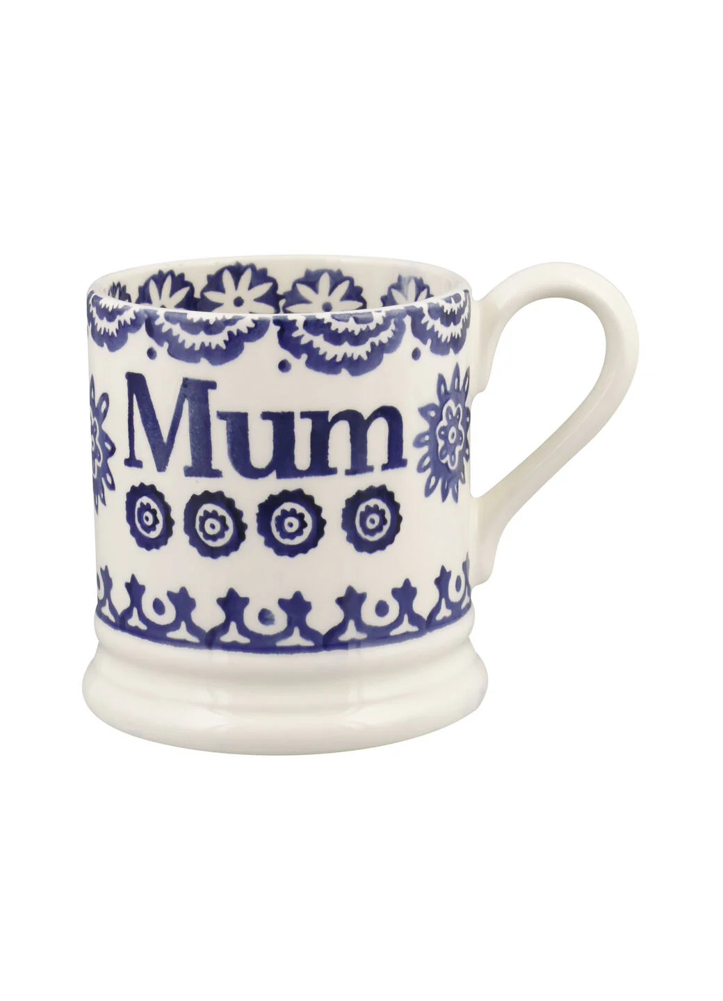 Emma Bridgewater Blue Hen and Border Mum 1/2 Pint Mug - Image 3
