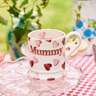 Emma Bridgewater Pink Hearts Mummy 1/2 Pint Mug