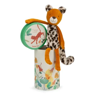Moulin Roty La Foret Mawa Taigo Leopard Doll in Box