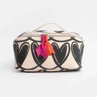 Caroline Gardner at Gifted Boston Spa - Monochrome Large Lay Flat Cosmetic Bag