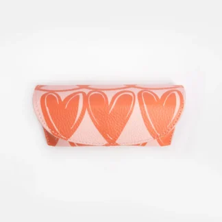 Caroline Gardner at Gifted Boston Spa - Pink Orange Flap Glasses Case