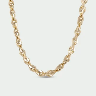 Tutti & Co Sculpt Necklace Gold