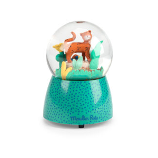 Moulin Roty La foret Mawa Musical Snow Globe