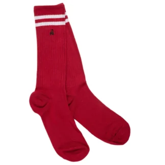 Swole Panda Red Athletic BAMBOO SOCKS size 7-11