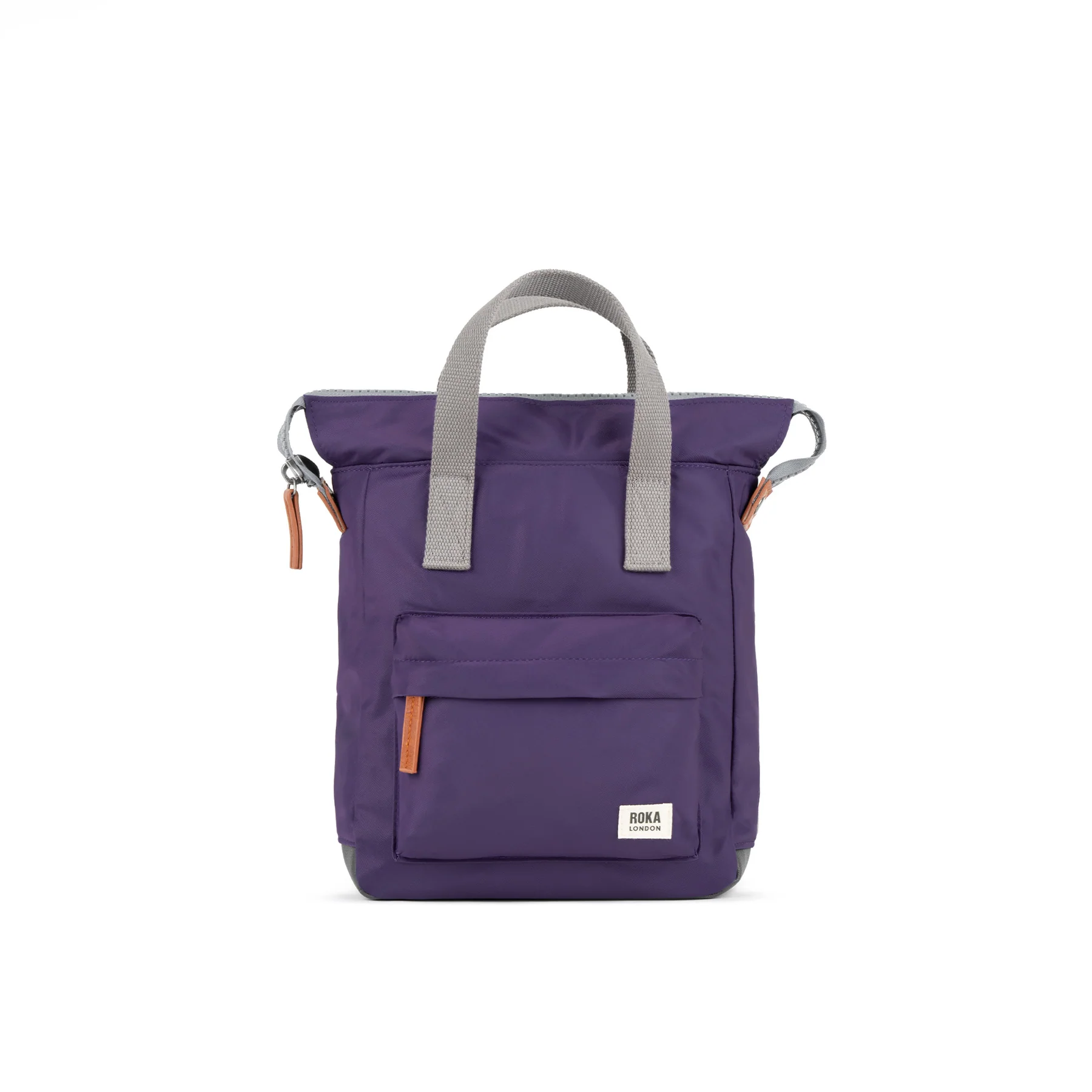 Roka Bantry B Recycled Nylon Backpack Small in Majestic Purple