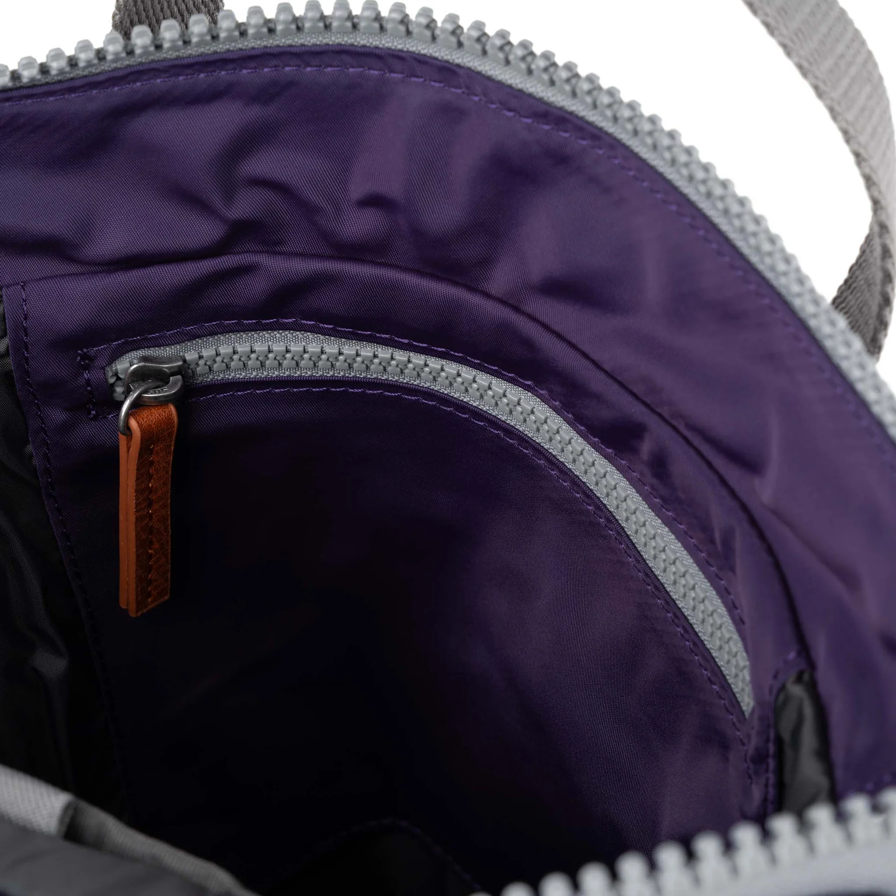 Roka Bantry B Recycled Nylon Backpack Small in Majestic Purple - Image 7