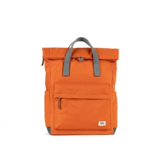 Roka Canfield B Recycled Nylon Backpack Small Burnt Orange