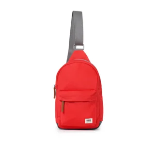 Roka Willesden Sling Bag Recycled Nylon Chilli Oil