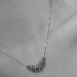 Tutti & Co Cairn Necklace Silver