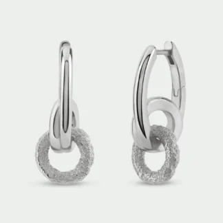 Tutti & Co Connection Earrings Silver