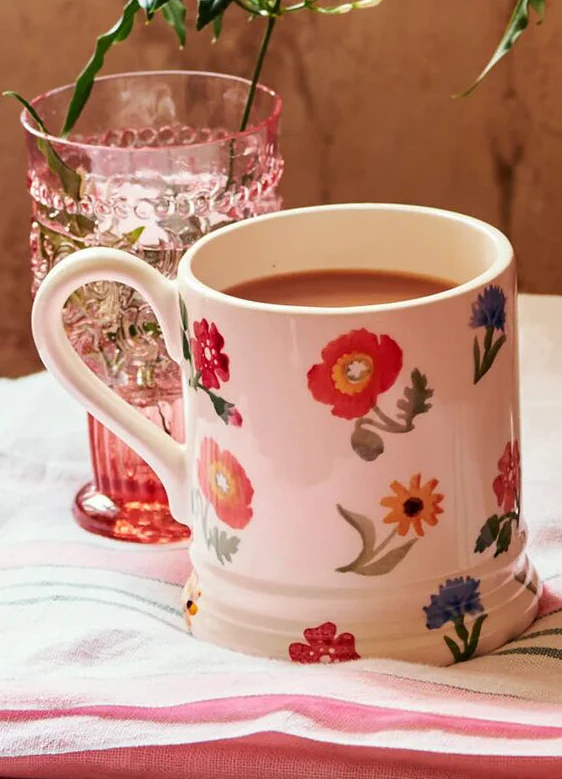 Emma Bridgewater Poppies and Pinks 1/2 Pint Mug