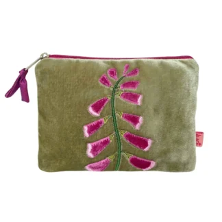 Lua Velvet Foxglove Purse