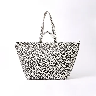 Roka Marylebone Tote Bag in Summer Leopard Cotton Canvas