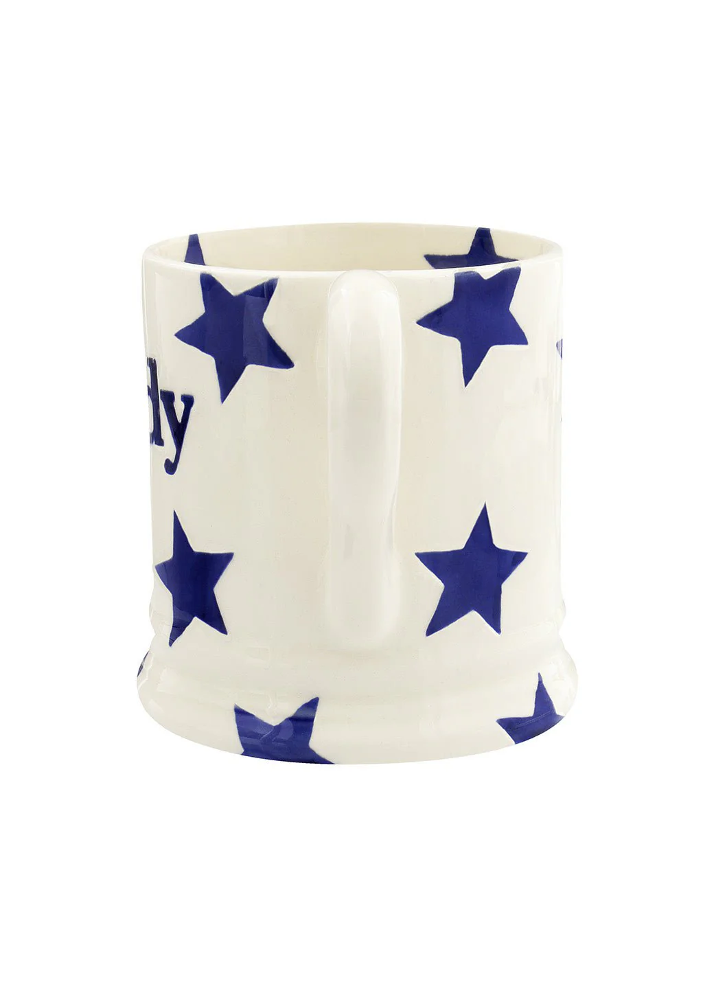 Emma Bridgewater Blue Star Daddy 1/2 Pint Mug - Image 4