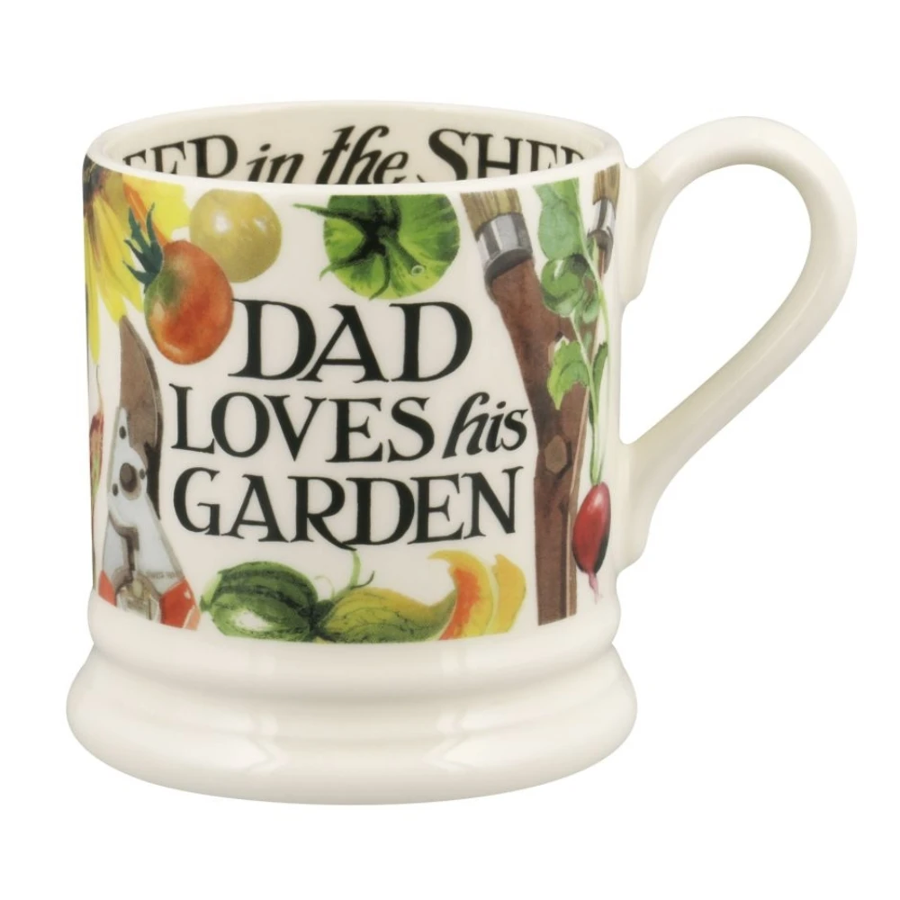 Emma Bridgewater Dad Loves His Garden 1/2 Pint Mug - Image 3