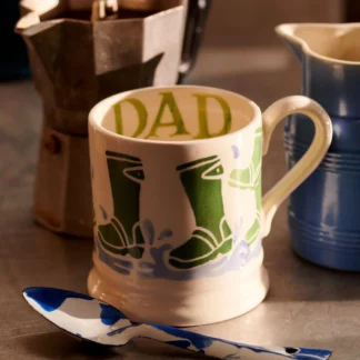 Emma Bridgewater Wellies Dad 1/2 Pint Mug