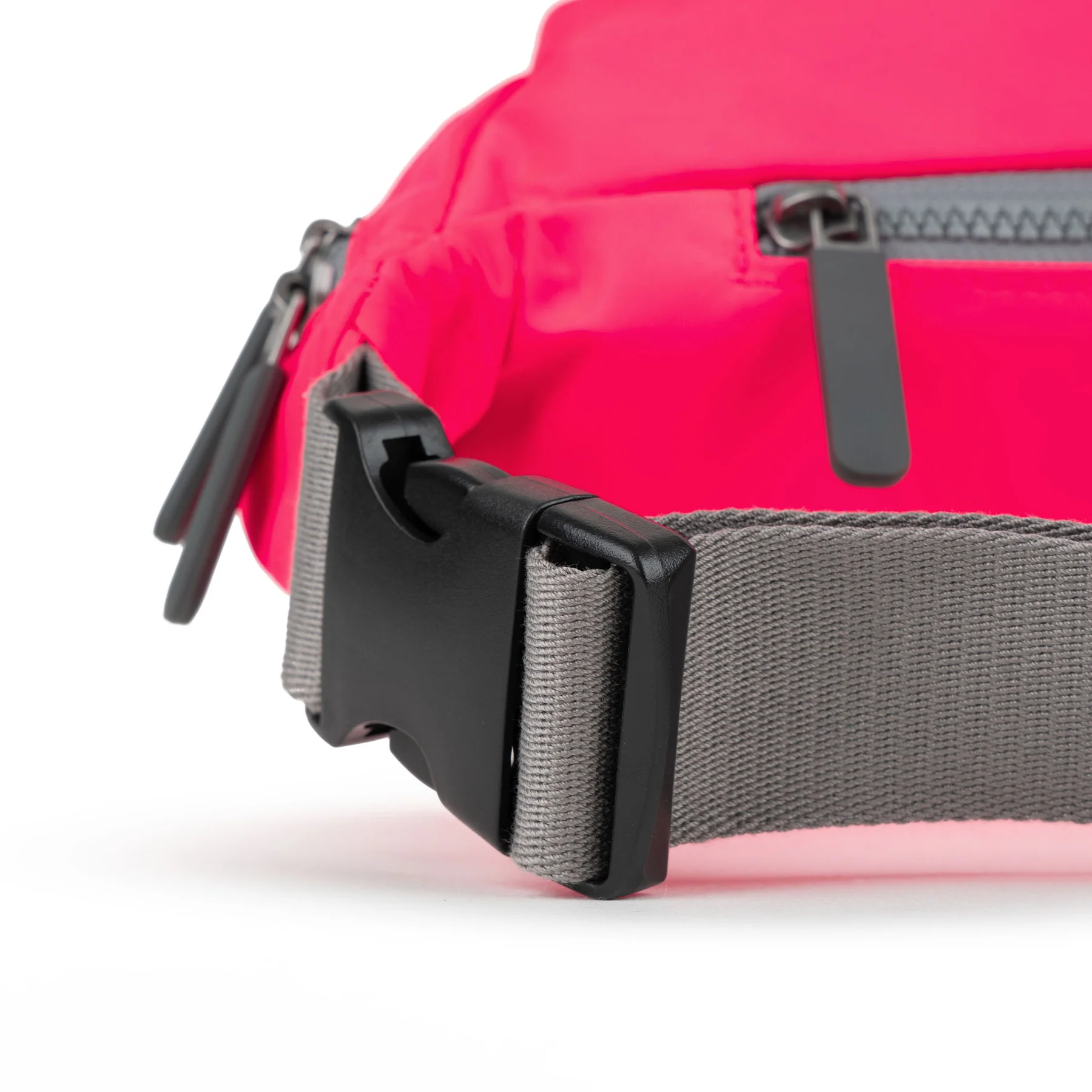 Roka Jubilee Hip Bag Recycled Nylon Raspberry Neon - Image 8