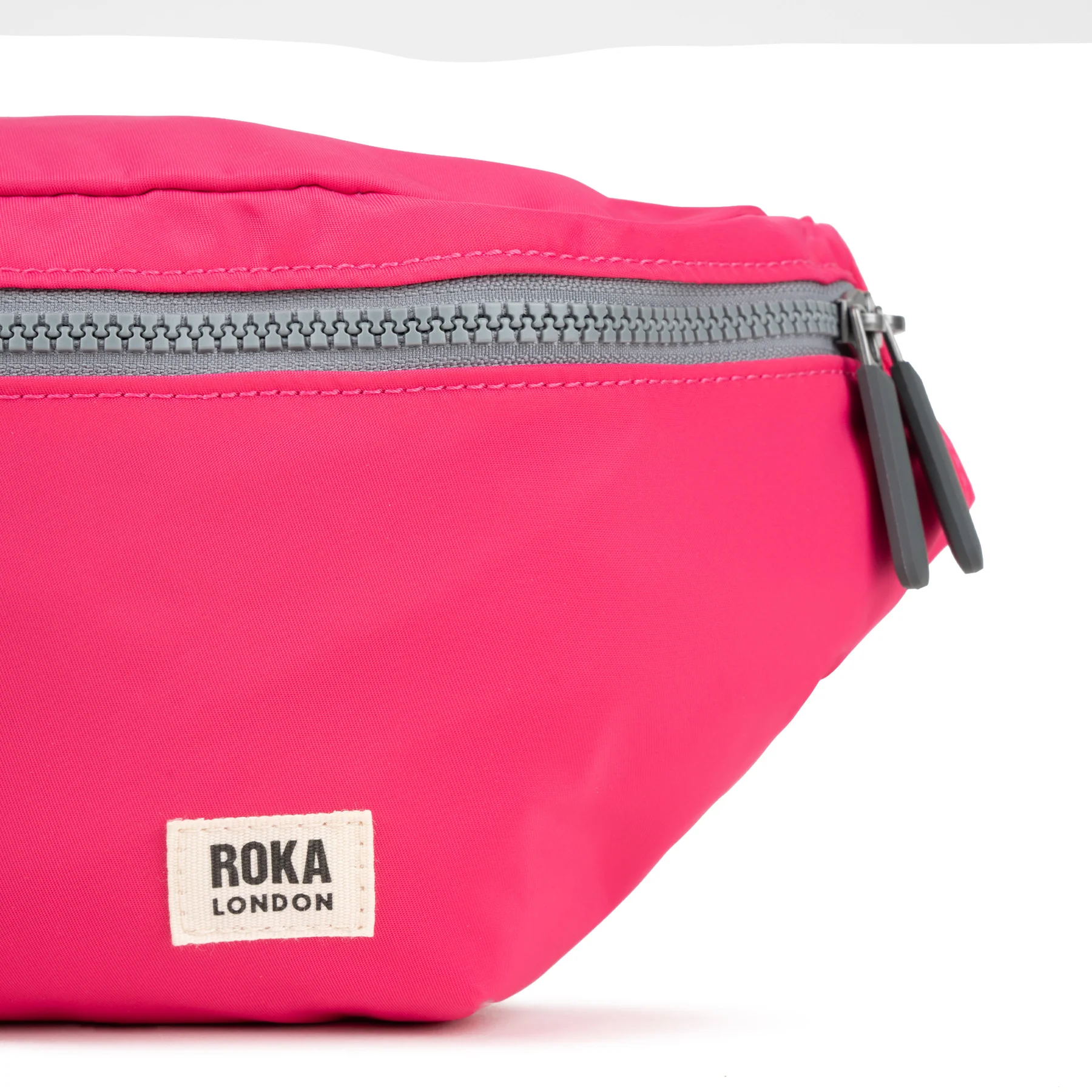 Roka Jubilee Hip Bag Recycled Nylon Sparkling Cosmo - Image 5