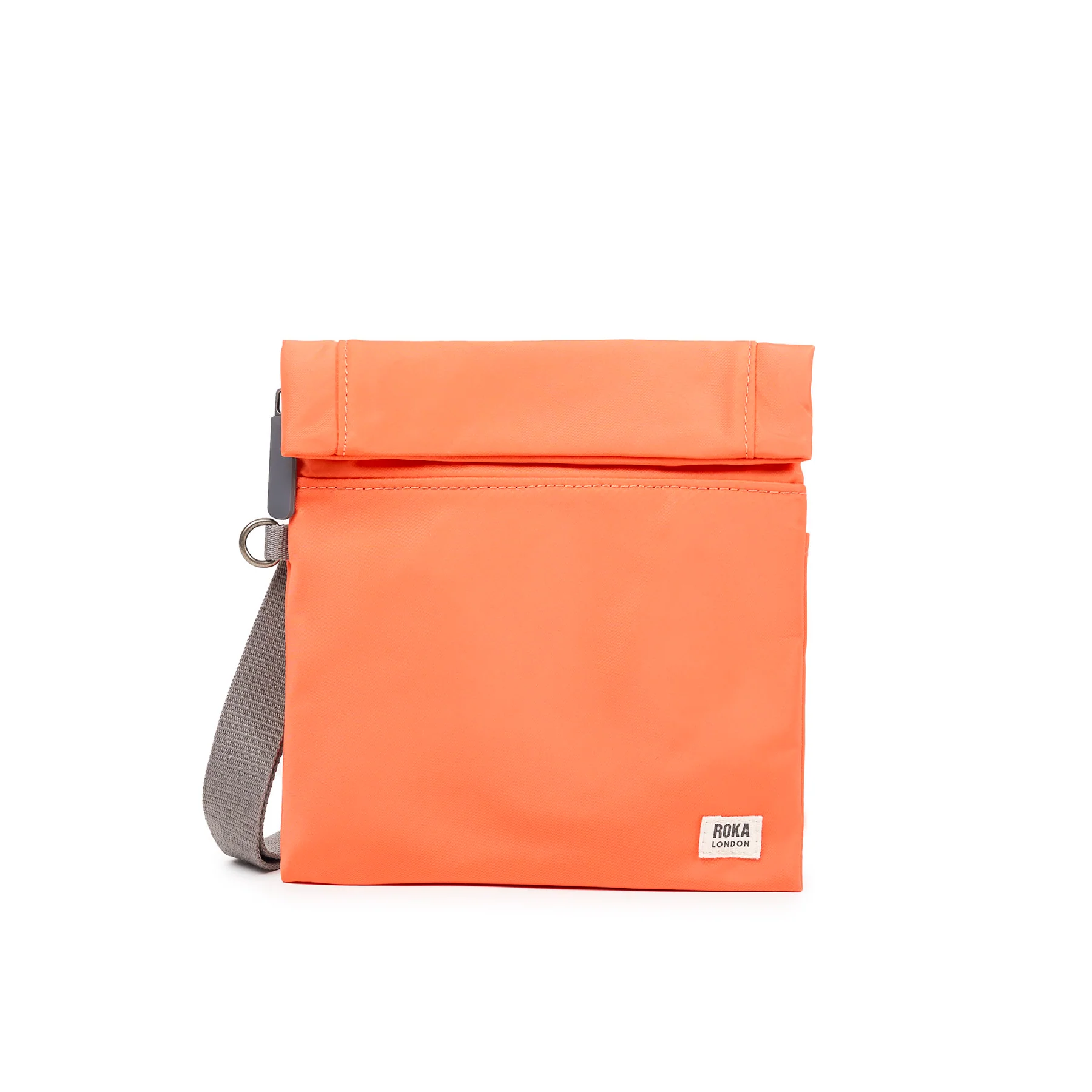 Roka Stratford Crossbody Bag Recycled Nylon Firecracker